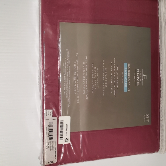 JCPenney XL Twin Sheet Set - Picture 3 of 3